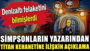 Simpsonlar yazarı Mike Reiss, "Titan kehanetine" böyle yanıt verdi