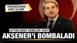 Aytun Çıray'dan Akşener'e sert eleştiri 'Siyasi canlı bomba'