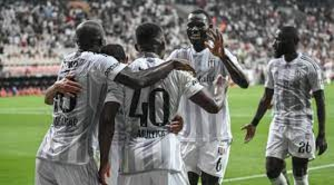 Beşiktaş ikinci tura galibiyetle başladı: Tirana'yı 3-1 mağlup etti