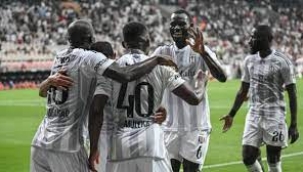 Beşiktaş ikinci tura galibiyetle başladı: Tirana'yı 3-1 mağlup etti