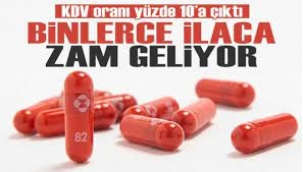 İlaçta KDV yüzde 10'a çıkarıldı: 14 bin 900 ilacın fiyatı artıyor!