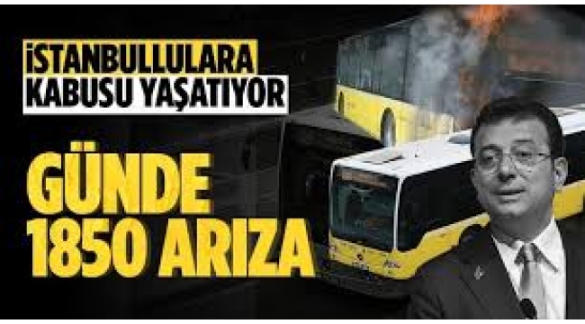 İstanbul'da Bir Günde 1850'nin Üzerinde İETT Otobüsü Arızalandı