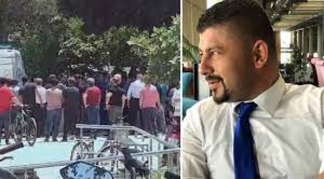 Maseratili polisin cenazesinde arbede çıktı!