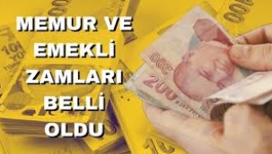  Memur ve emeklinin zam oranı belli oldu