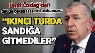 Özdağ'dan iki partinin arasını açacak iddia: 'Sandığa gitmediler