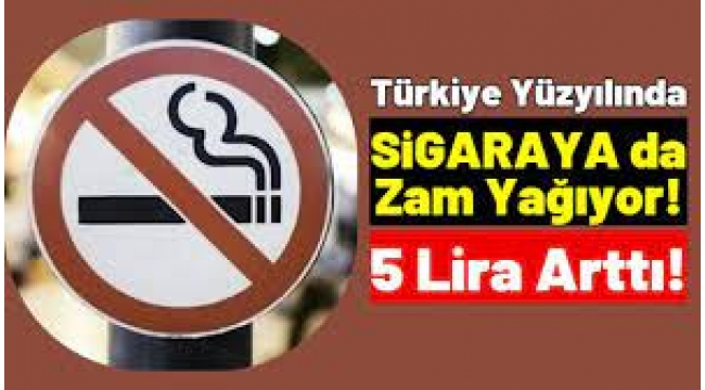 Sigaraya 5 lira zam bekleniyor