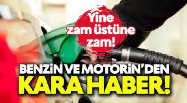 Benzine dev zam: