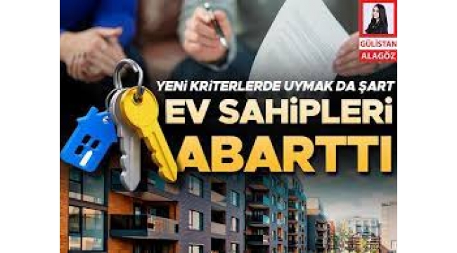 Ev sahipleri abarttı!