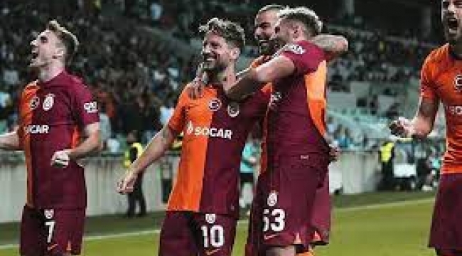 Galatasaray şov yaptı! Slovenya'da tur kapısı aralandı..