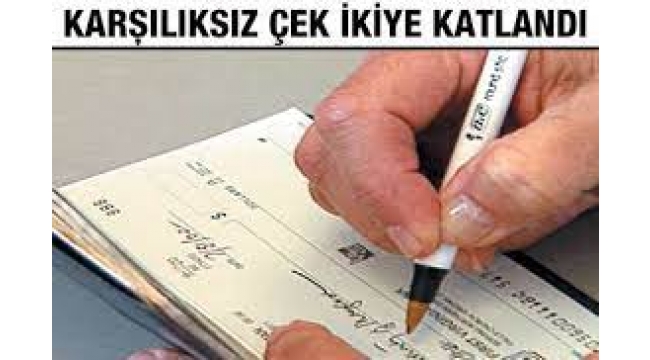 Karşılıksız çek adedi temmuzda ikiye katlandı