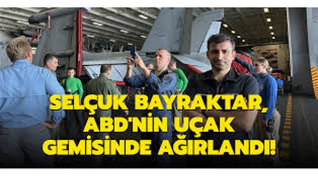 Selçuk Bayraktar, Amerikan savaş gemisine davet edildi