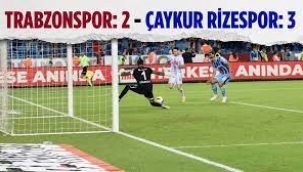 Trabzonspor, evinde Çaykur Rizespor'a mağlup oldu