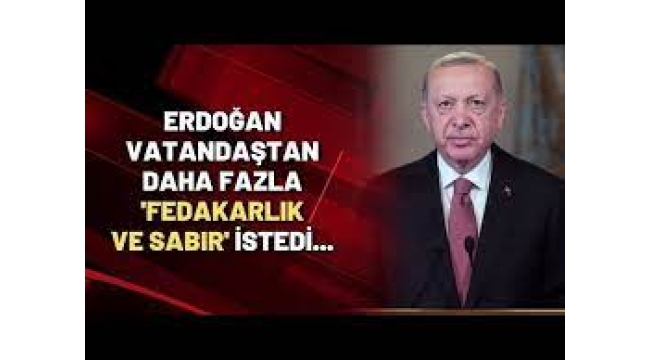 Vatandaş Ekmek Almaya Bile Zorlanırken!... Erdoğan Yine 'Sabır' İstedi!