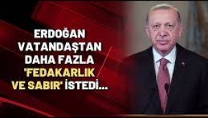 Vatandaş Ekmek Almaya Bile Zorlanırken!... Erdoğan Yine 'Sabır' İstedi!