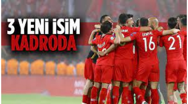 A Milli Takım'ın aday kadrosu belli oldu!