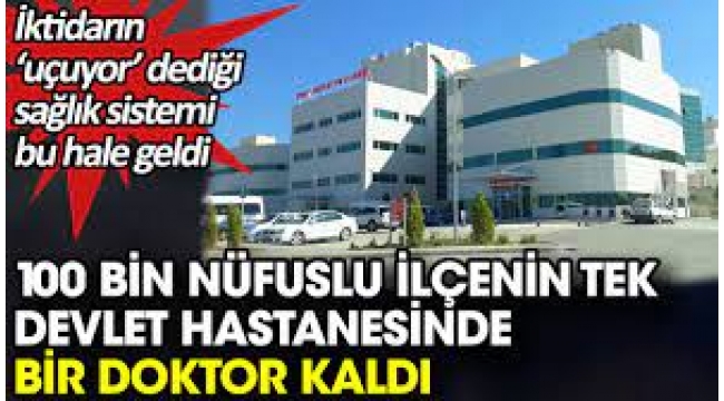 Devlet Hastanesinin Acil Servisinde Sadece 1 Doktor Var!
