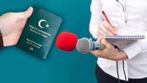 Gazetecilere yeşil pasaport hakkı geliyor. 