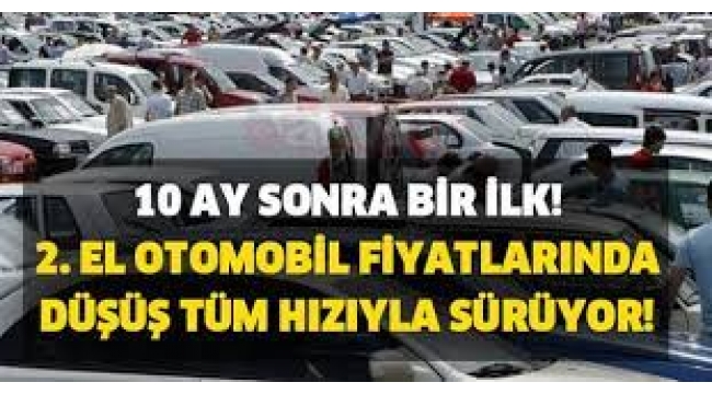İkinci El Otomobil Fiyatlarında Düşüş Fırtınası Başlıyor