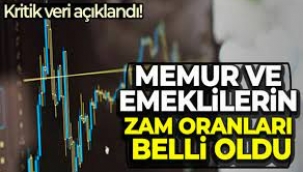 Memur ve memur emekli maaşı zam oranları belli oldu!