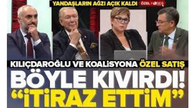 Özgür Özel sözcü yazarlarına....