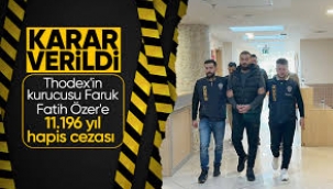 Thodex davasında karar! İşte Faruk Fatih Özer'in cezası...