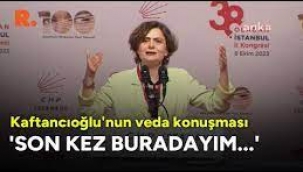 Canan Kaftancıoğlu tekrar kürsüde