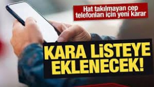 Cep telefonları için yeni karar!
