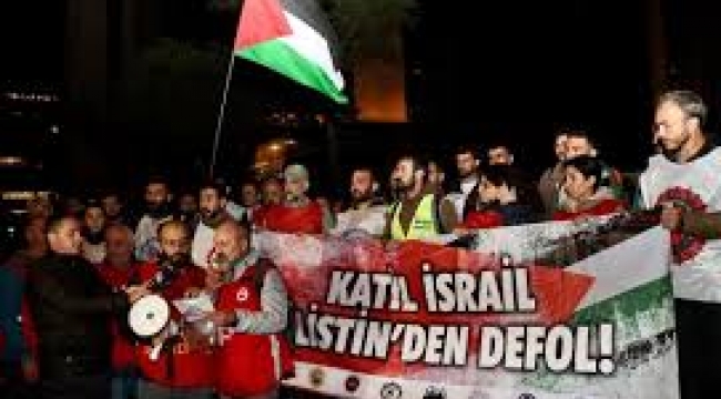 İstanbul ve Ankara'da 'İsrail' Protestosu!