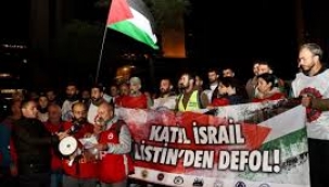 İstanbul ve Ankara'da 'İsrail' Protestosu!