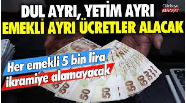 Kim 5 bin lira alamayacak?