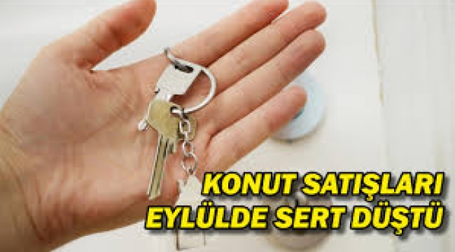 Konut satışları eylülde azaldı