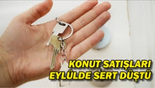 Konut satışları eylülde azaldı