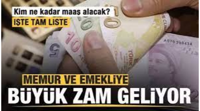 Memur ve Emekliye Büyük Zam Geliyor!