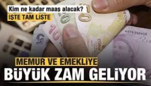 Memur ve Emekliye Büyük Zam Geliyor!