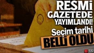 Resmi Gazete'de yayımlandı: Yerel seçim tarihi belli oldu