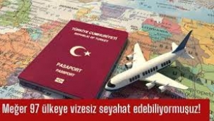 Vizesiz seyahat edilebilen ülkeler listesi