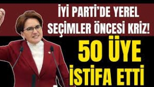 Yerel seçimler öncesi İYİ Parti'de flaş istifa! 