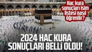 2024 hac kuraları sonucu belli oldu!