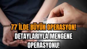 77 ilde "Mengene Operasyonu" düzenlendi