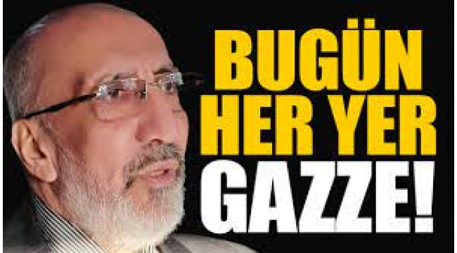 ABDURRAHMAN DİLİPAK Gazze'de Cuma namazı