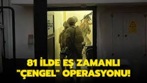 'Çengel' Operasyonu... 216 şüpheli gözaltında