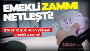 Sabah gazetesi yeni emekli maaşlarını açıkladı