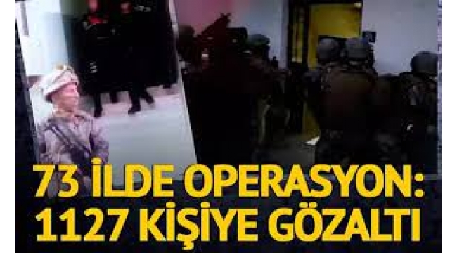 Silah Kaçakçılarına Operasyon Yapıldı, 1127 Kişi Gözaltında