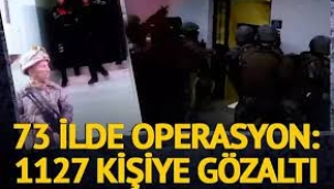 Silah Kaçakçılarına Operasyon Yapıldı, 1127 Kişi Gözaltında