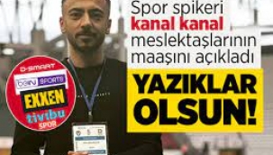 Spor spikeri, kanal kanal meslektaşlarının maaşını söyleyip isyan etti