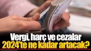 Yeni vergi, harç ve ceza tutarları belli oldu...
