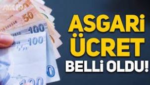 2024 için asgari ücret net 17 bin 2 lira oldu