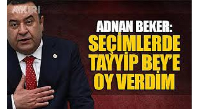 İYİ Parti'den istifa eden Beker: Erdoğan'a oy verdim