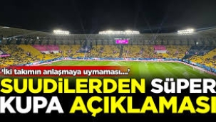 Suudilerden İptal Olan Süper Kupa Maçı İçin Açıklama!