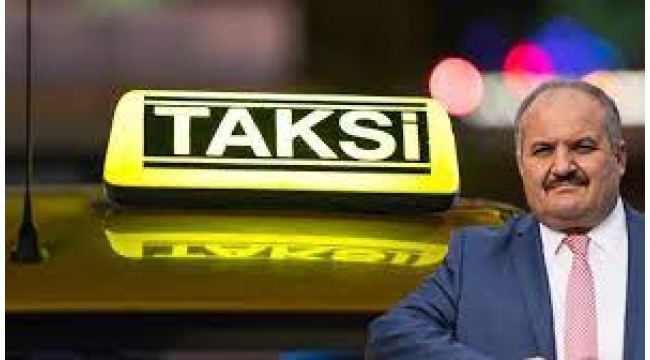 Taksi plakası yerinde sayıyor!